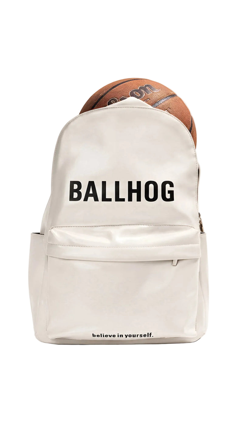 WHITE "BALLHOG" BACKPACK
