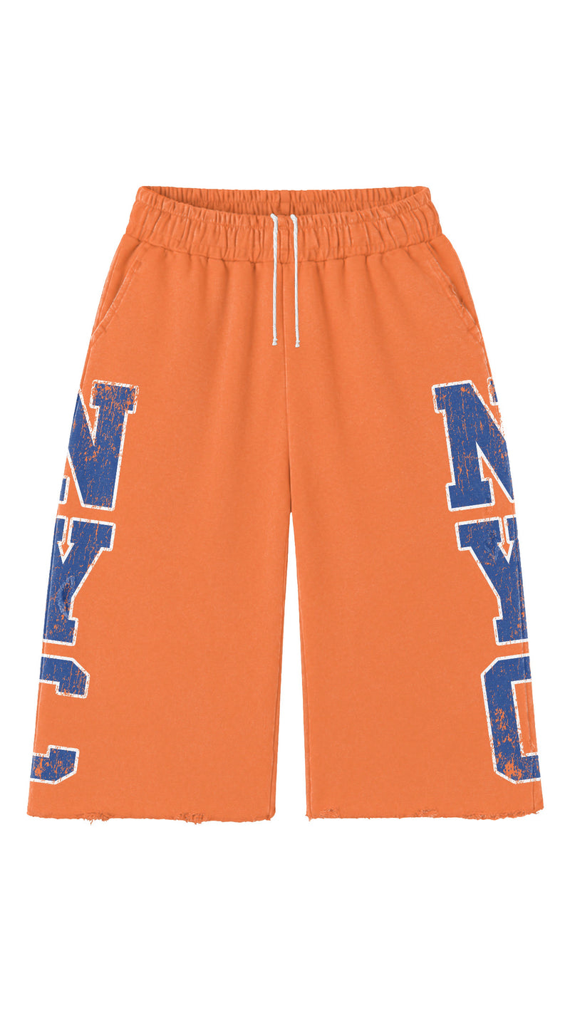 "NYC” BAGGY SWEATSHORTS
