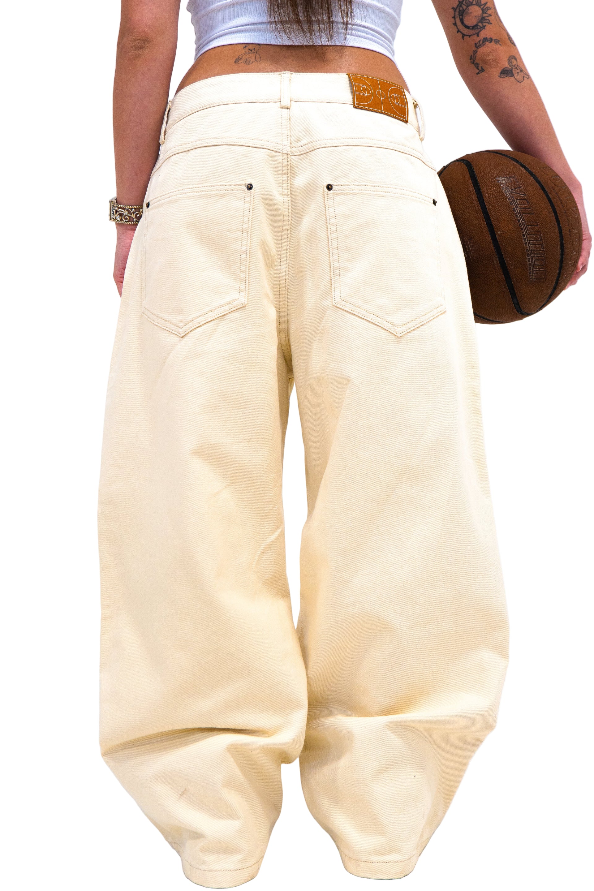 BASKETBALL BEIGE DENIM
